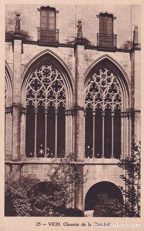 Postales: VIC - CLAUSTRO DE LA CATEDRAL - Foto 1