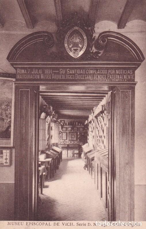 Postales: VIC - MUSEO EPISCOPAL. ENTRADA - Foto 1