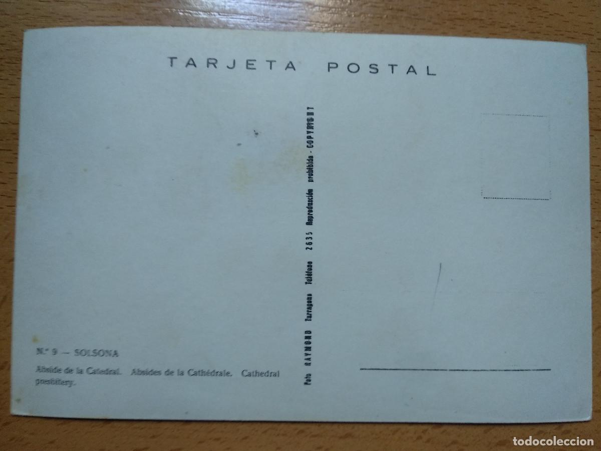 Postales: SOLSONA ABSIDE DE LA CATEDRAL. RAYMOND N&ordm;9. - Foto 2
