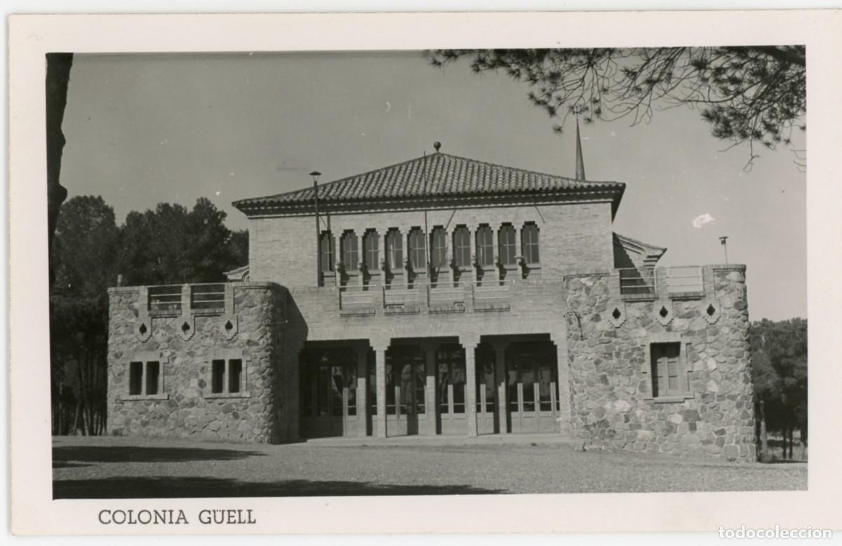 Postkarten: a08414 santa coloma de cervello colonia guell fotografica escrita