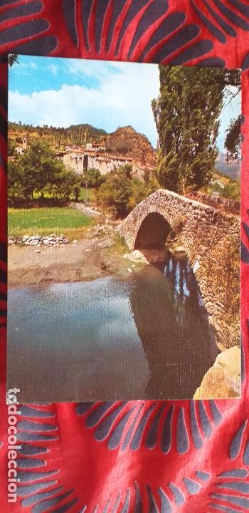 Postales: PIRINEO CATALAN-V49B-VALLE DE BOHI-LERIDA-CASTELLO DE TOR-VISTA GENERAL Y RIO NOGUERA
