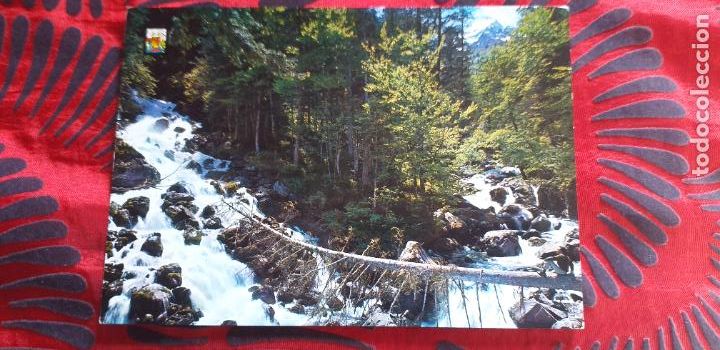 Postales: PIRINEO CATALAN-V49B-LLEIDA-VALLE DE ARAN-ARTIGA DE LIN-CASCADAS-ULLS DEL JOEU