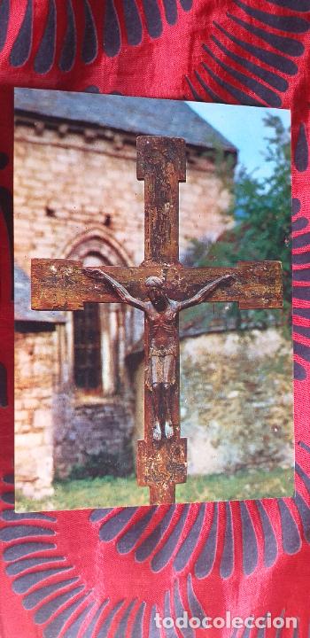 Postales: PIRINEO CATALAN-V49B-LLEIDA-VALLE DE ARAN-CRISTO DE SALARDU-TALLA DE S.XII