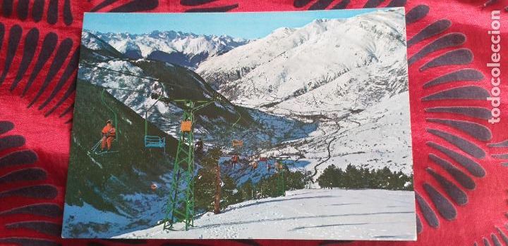 Postales: PIRINEO CATALAN-V49B-LLEIDA-VALLE DE ARAN-LA BAQUEIRA-TELESILLA N&ordm;1