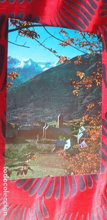 Postales: PIRINEO CATALAN-V49B-LLEIDA-VALLE DE ARAN-VILAMOS-AL FONDO LA MALADETTA-N&ordm;1675