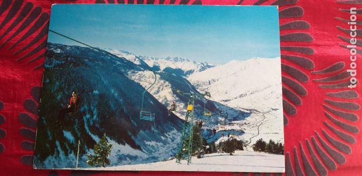 Postales: PIRINEOS CENTRALES-V49B-VALLE DE ARAN-SALARDU-TELESILLA DE LA BAQUEIRA,SERIE II-N&ordm;1547-ANETO