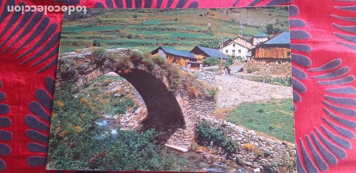 Postales: PIRINEOS CENTRALES-V49B-ESPOT-PUENTE ROMANICO