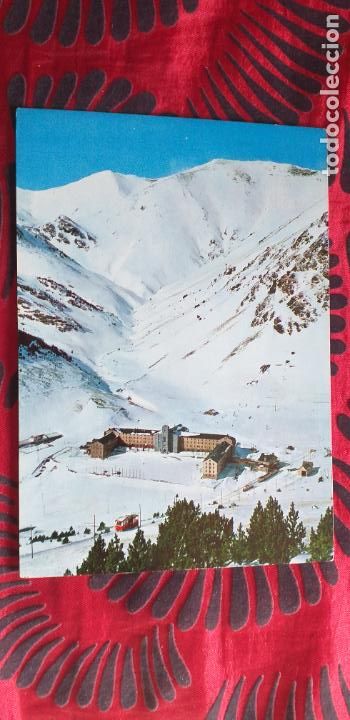 Postales: PIRINEO CATALAN-V49B-NURIA-GERONA-ESTACION INVERNAL-AL FONDO COLLADO DE FINASTRELLES