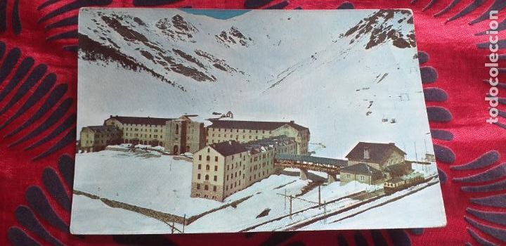 Postales: PIRINEOS ORIENTALES-V49B-NURIA-GERONA-EL SANTUARIO Y ESTACION DEL F.C.DE CREMALLERA-SERIEII-N&ordm;1122