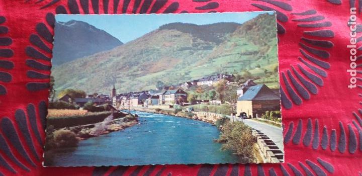 Postales: PIRINEOS DE LERIDA-V49B-I-EL VALLE DE ARAN-EL RIO GARONA A SU PASO POR BOSOT-DL B.12.359- IV