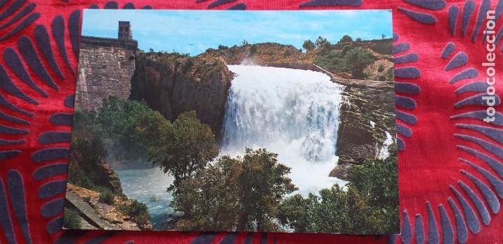 Postales: PIRINEOS DE LERIDA-V49B-I-EL PALLARS-DESAGUE DEL EMBALSE DE SAN ANTONIO