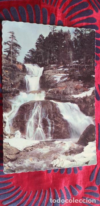Postales: PIRINEOS DE LERIDA-V49B-I-VALLE DE BOHI-PARQUE NACIONAL AIGUES TORTES-CASCADA DEL TOLL DEL MAS