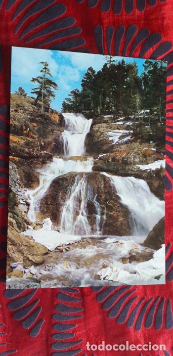 Postales: PIRINEOS DE LERIDA-V49B-I-VALLE DE BOHI-PARQUE NACIONAL AIGUES TORTES-CASCADA DEL TOLL DEL MAS