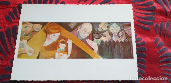 Postales: PIRINEOS DE LERIDA-V49B-I-POBLA DE SEGUR-RESIDENCIA SANITARIA ADORACION DE LOS REYES MAGOS-RETABLO
