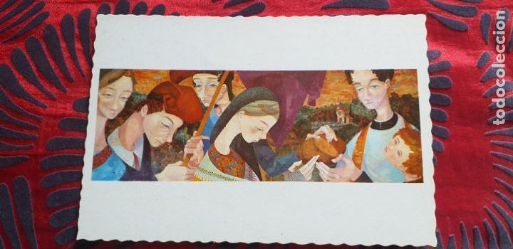 Postales: PIRINEOS DE LERIDA-V49B-I-POBLA DE SEGUR-RESIDENCIA SANITARIA-ALEGORIA DE LA ROMERIA DE SAN MIGUEL