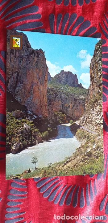 Postales: PIRINEO CATALAN-LLEIDA-V49B-I-EL PALLARS-PASO ESTRECHO DE COLLEGATS Y RIO NOGUERA PALLARESA