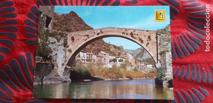 Postales: PIRINEO CATALAN-V49B-I-LLEIDA-EL PALLARS-GERRI DE LA SAL-PUENTE ROMANICO