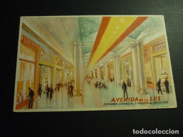 Postales: BARCELONA AVENIDA DE LA LUZ - Foto 1