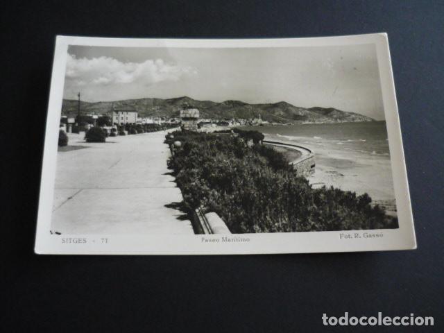 Postales: SITGES BARCELONA PASEO MARITIMO - Foto 1