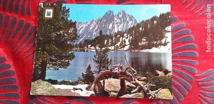 Postales: PIRINEO CATALAN-LLEIDA-V49B-II-VALLE DE ESPOT-LAGO DE SAN MAURICI -PARQUE NACIONAL Y MACIZO ELS ENCA