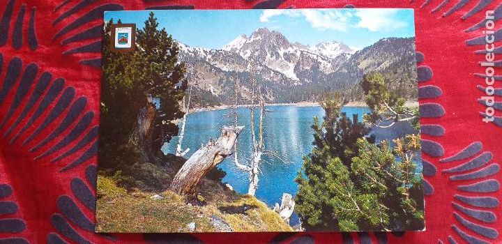 Postales: PIRINEO CATALAN-LLEIDA-V49B-II-VALLE DE ESPOT-LAGO DE SAN MAURICI -PARQUE NACIONAL Y MACIZO ELS ENCA