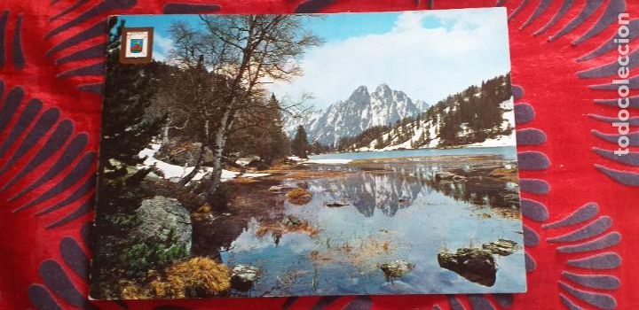 Postales: PIRINEO CATALAN-LLEIDA-V49B-II-VALLE DE ESPOT-LAGO DE SAN MAURICI -PARQUE NACIONAL Y MACIZO ELS ENCA