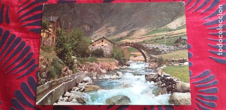Postales: PIRINEO CATALAN-V49B-II- ESPOT-PUENTE ROMANICO
