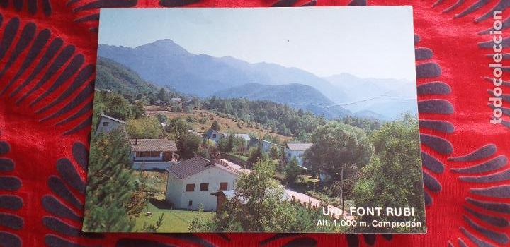 Postales: PIRINEO CATALAN-V49B-II-GIRONA-CAMPRODON-FONT RUBI-VISTA PARCIAL MITJA
