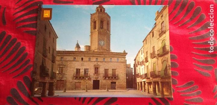 Postales: CATALU&Ntilde;A-V49B-II-LLEIDA-CERVERA-PLAZA MAYOR-AYUNTAMIENTO-DL B.25153-XXII