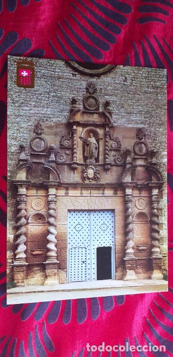 Postales: CATALU&Ntilde;A-V49B-II-LERIDA-SANTUARIO DE SAN RAMON-PUERTA PRINCIPAL DEL SANTUARIO