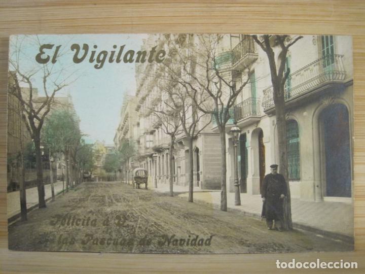 Postcards: EL VIGILANTE-FELICITACION ANTIGUA-POSTAL FOTOGRAFICA ANTIGUA-VER FOTOS-(101.182)