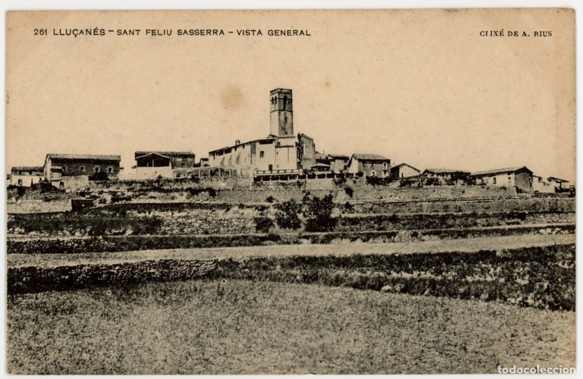 Cartoline: a08430 261 Sant Feliu Sassera Vista General Apec N&ordm;261 sc