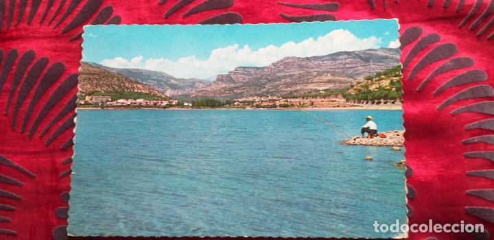 Postales: CATALU&Ntilde;A-V49B-III-PIRINEOS DE LERIDA-POBLA DE SEGUR-EMBALSE DE SAN ANTONIO