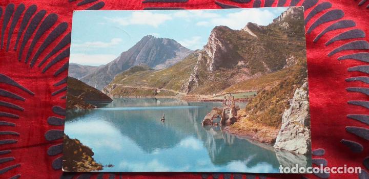 Postales: CATALU&Ntilde;A-V49B-III-PIRINEOS DE LERIDA-ALTO RIBAGORZA-EMBALSE DE ESCALES-RESTOS DEL MONASTERIO LABAIXI