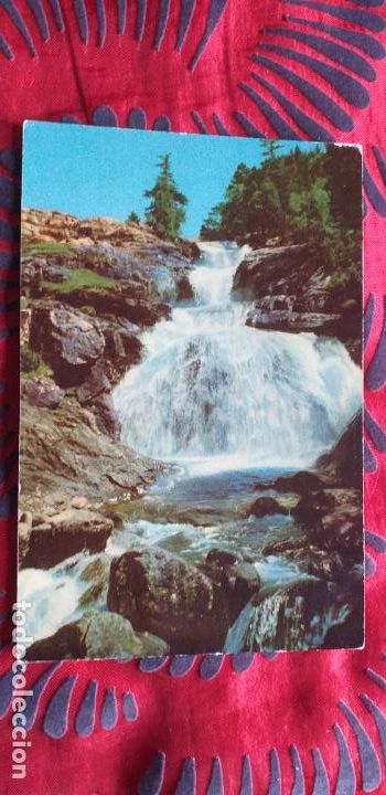 Postales: CATALU&Ntilde;A-V49B-III-PIRINEOS CENTRALES-CASCADA DEL SANTO ESPIRITU EN EL VALLE DE SAN NICOLAU-N&ordm;1417