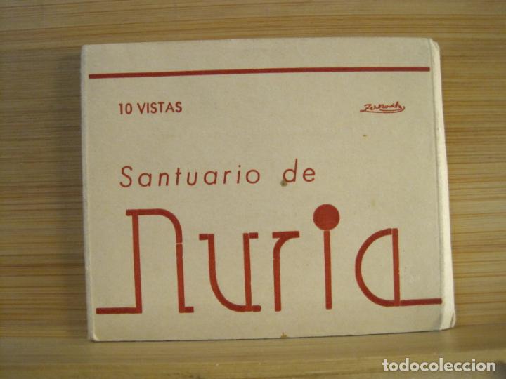 Postcards: SANTUARIO DE NURIA-MINI BLOC DE 10 VISTAS FOTOGRAFICAS ANTIGUAS-FOTO ZERKOWITZ-VER FOTOS-(K-9340)