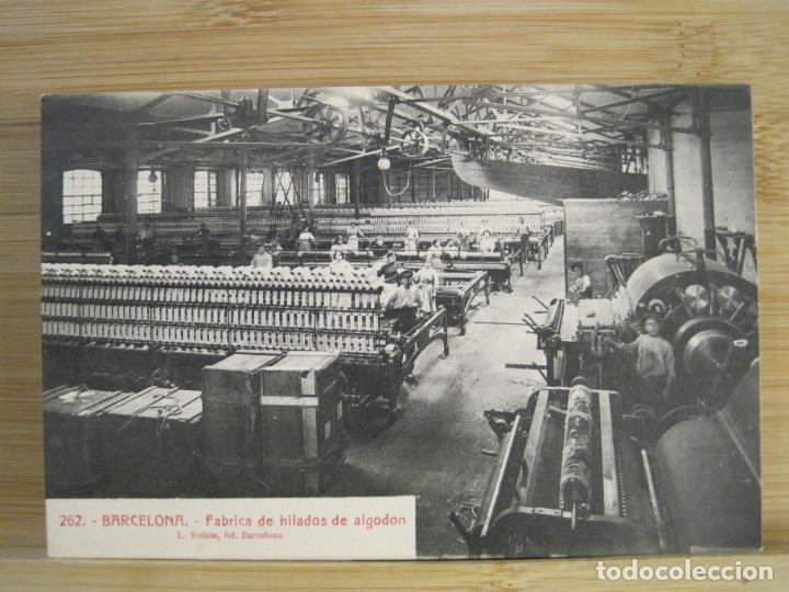 Postcards: BARCELONA-FABRICA DE HILADOS DE ALGODON-ROISIN-262-POSTAL ANTIGUA-(101.230)