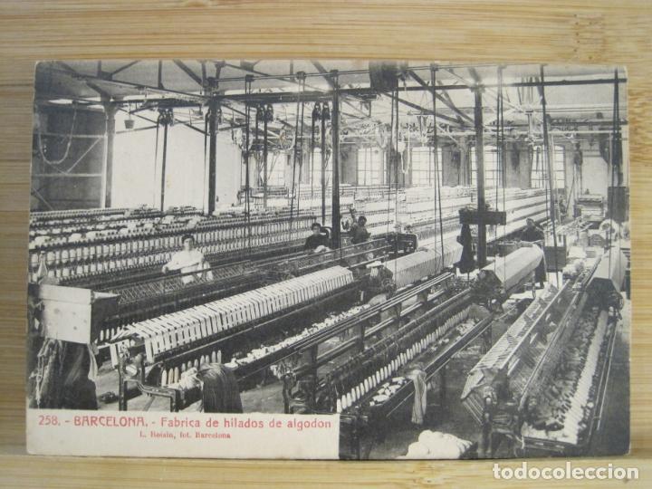 Cartes Postales: BARCELONA-FABRICA DE HILADOS DE ALGODON-ROISIN-258-POSTAL ANTIGUA-(101.231)