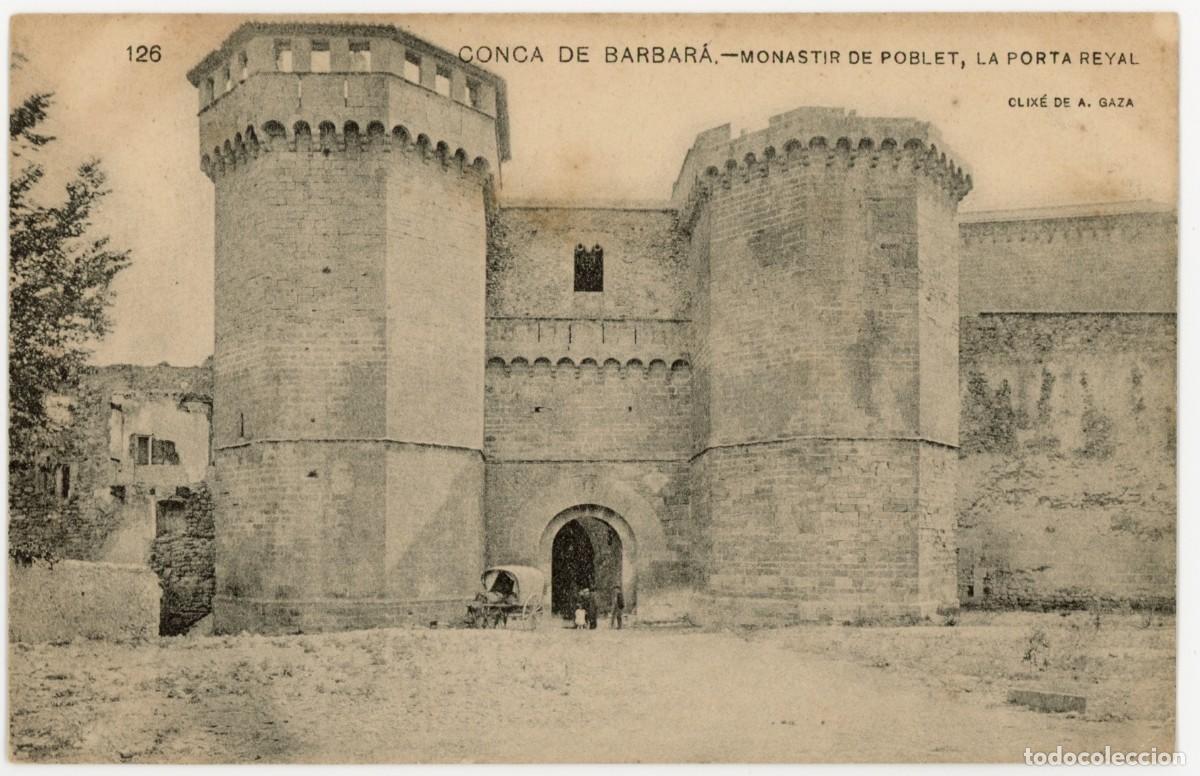 Postcards: a08477 126 poblet monestir la porta reyal apec n&ordm;126 sc