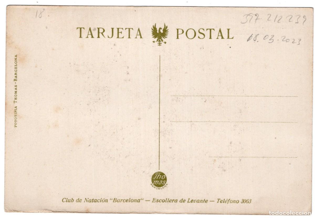 Postales: BARCELONA. CLUB DE NATACI&Oacute;N. PROYECTO DEL EDIFICIO - Foto 2