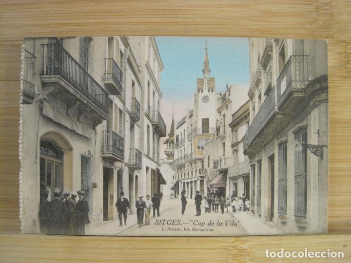 Postcards: SITGES-CAP DE LA VILA-SOCIETAT CORAL-BAR CAFE-ROISIN-POSTAL ANTIGUA-(101.284)