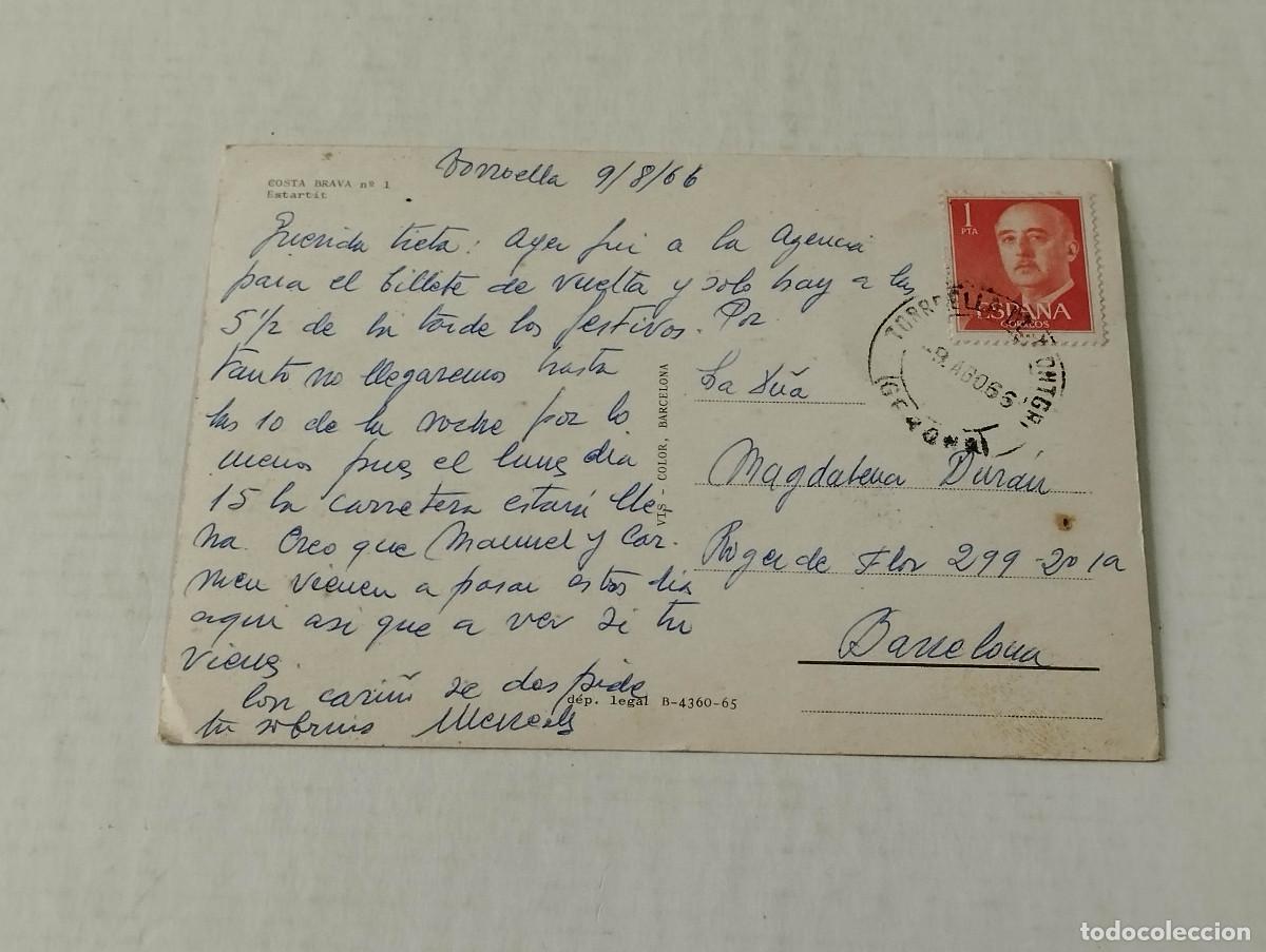 Postales: BAIX EMPORD&Agrave; - POSTAL ESTARTIT - Foto 2