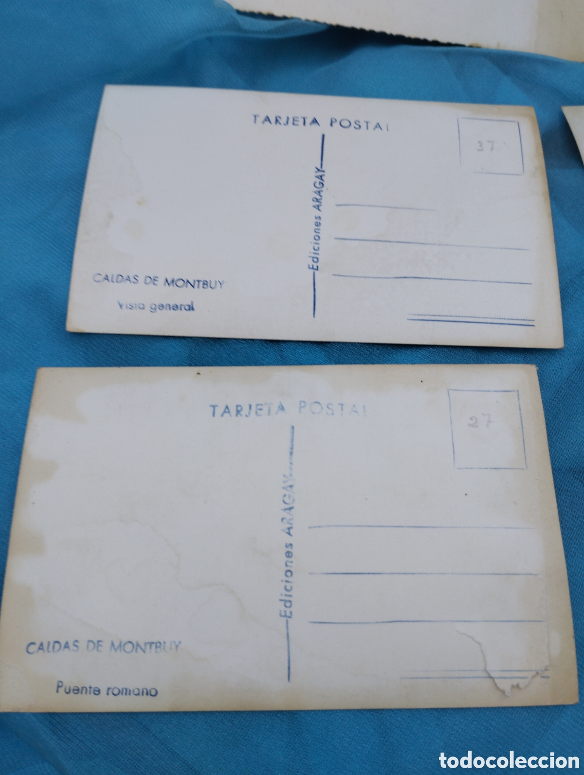 Postales: Lote de 6 postales de caldes de Montbui - Foto 5