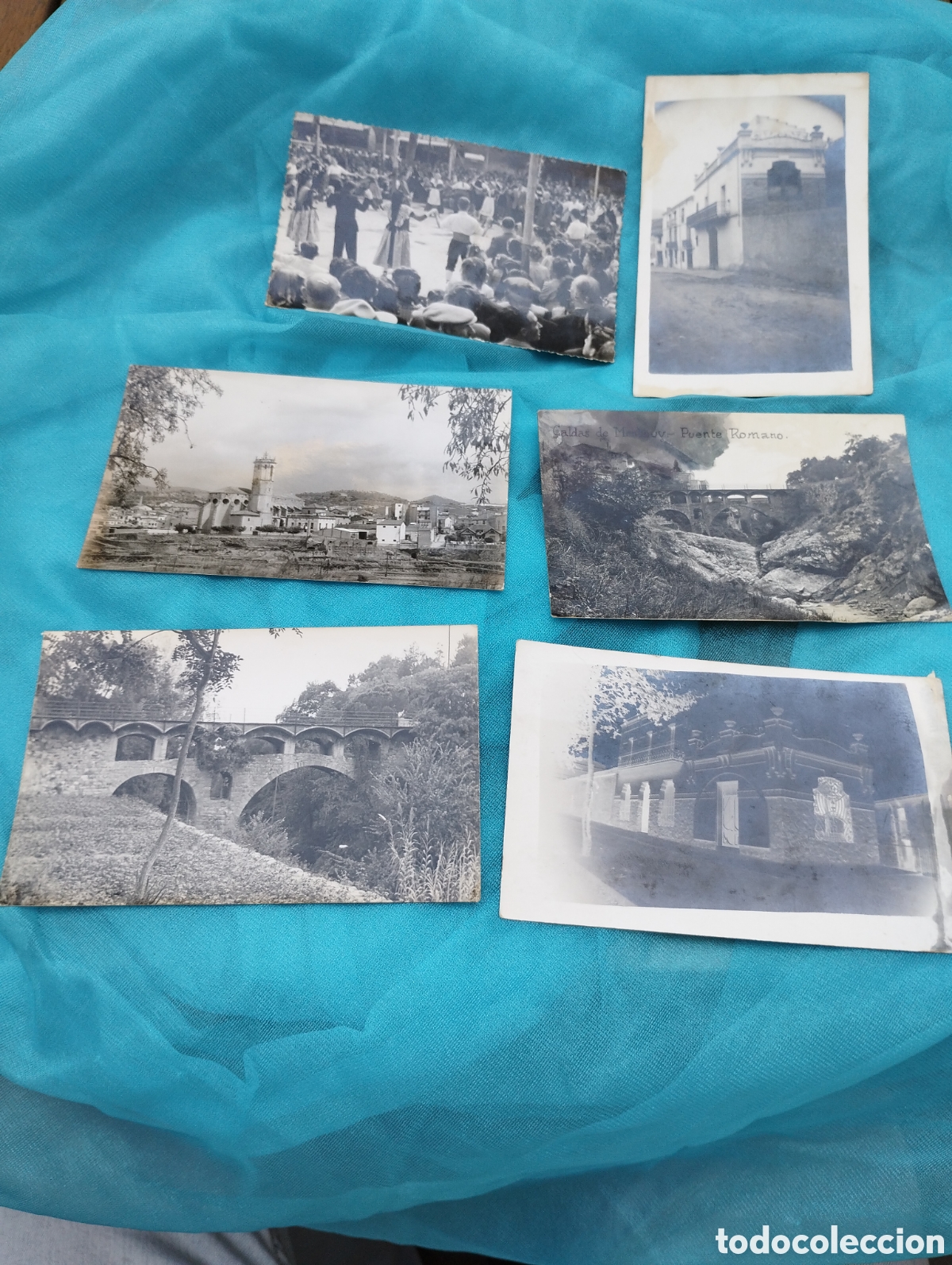 Postales: Lote de 6 postales de caldes de Montbui - Foto 1