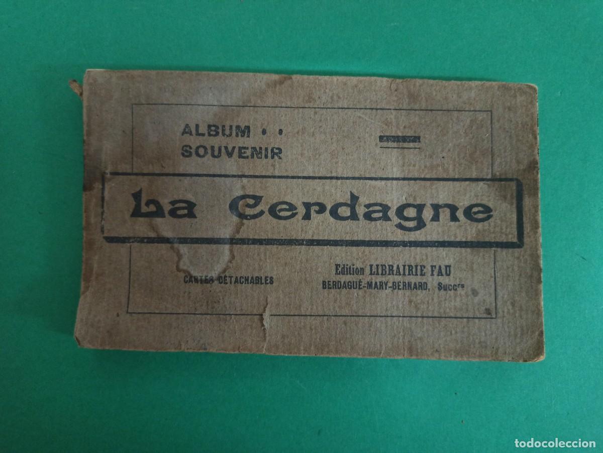 Postais: Antiguo librito de postales de La Cerdanya. Espa&ntilde;a y Francia. 24 postales. Falta tapa posterior.