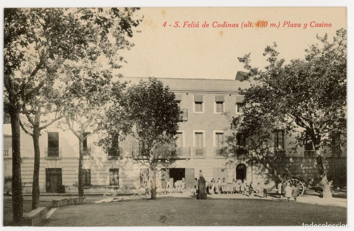 Postales: a08550 sant feliu de codines plaza y casino roisin n&ordm;4 sc