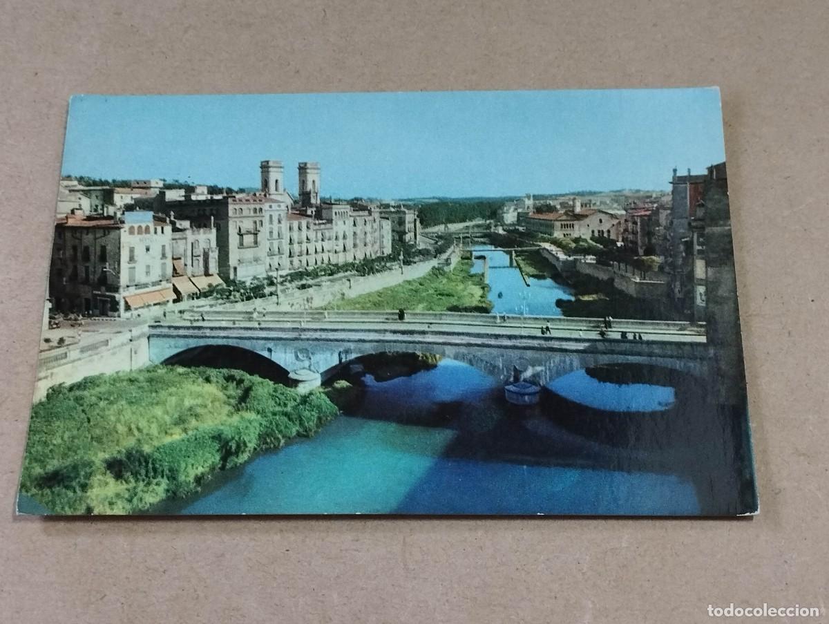 Postales: GIRON&Egrave;S - POSTAL GERONA - PUENTE ISABEL II - Foto 1