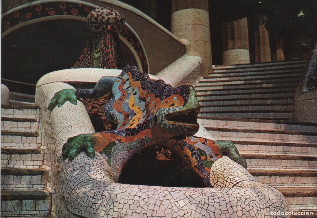 Postales: POSTAL-PARQUE G&Uuml;ELL-BARCELONA - Foto 1