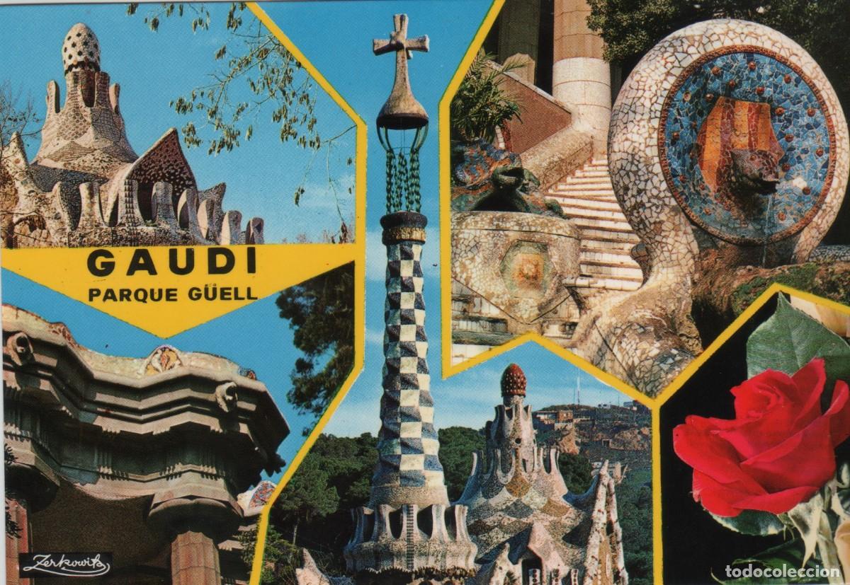 Postales: POSTAL-PARQUE G&Uuml;ELL-BARCELONA - Foto 1