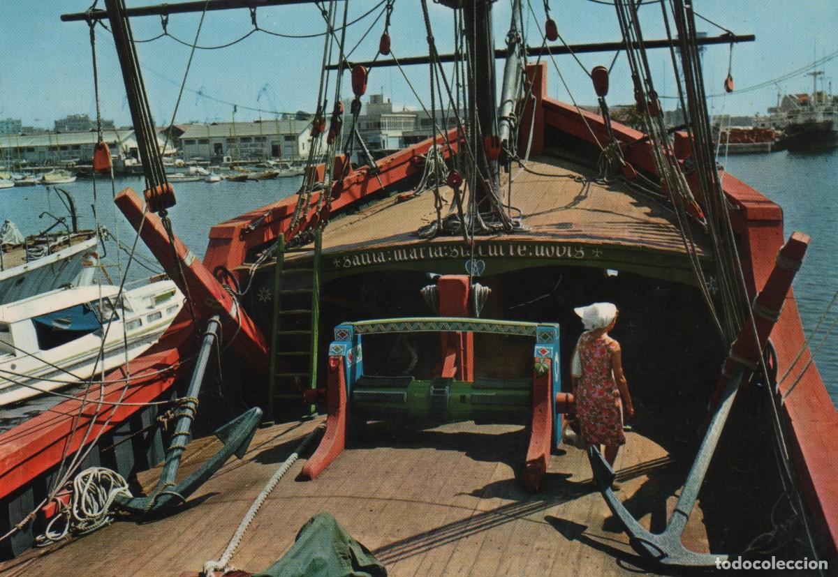 Postales: POSTAL- CARABELA SANTA MARIA-BARCELONA